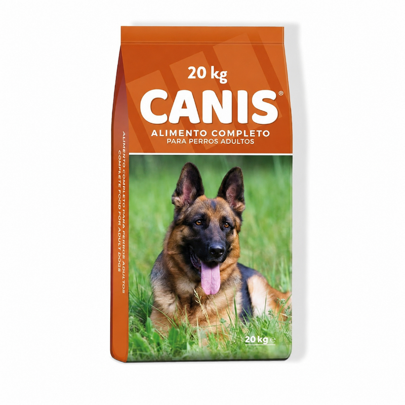 CANIS — სრულფასოვანი მშრალი საკვები ზრდასრული ძაღლებისთვის, 20 კგ