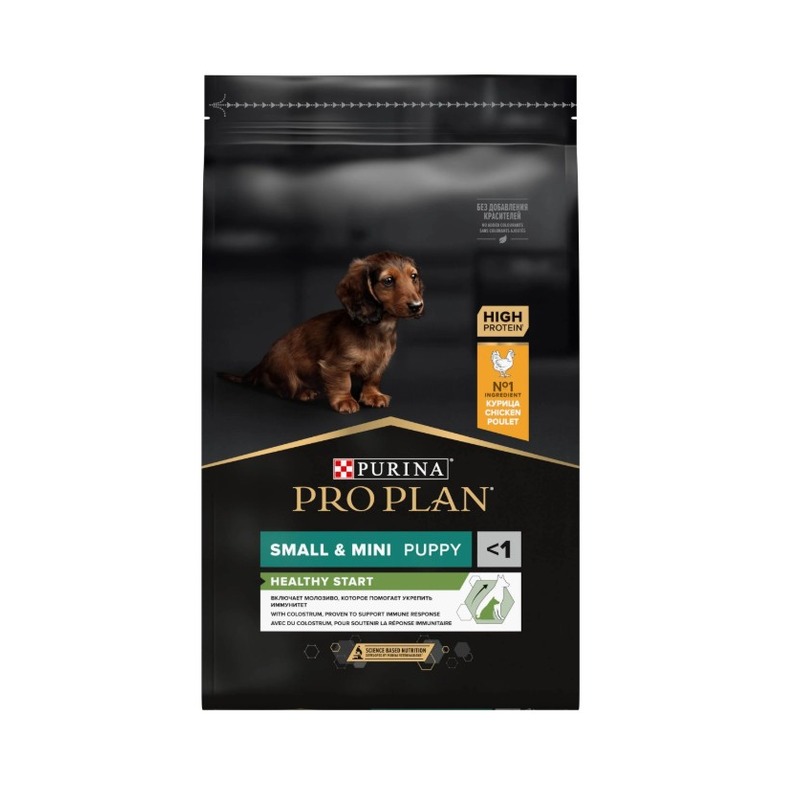 Purina Pro Plan Small & Mini ლეკვის მშრალი საკვები მცირე ჯიშებისთვის ქათმით 7კგ