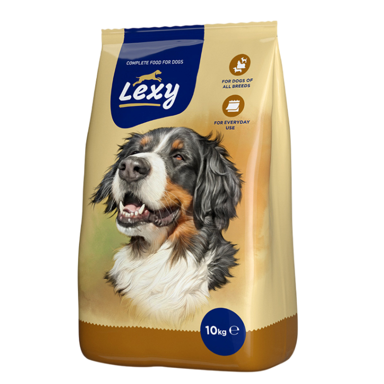 LEXY Active Adult — მშრალი საკვები ენერგიული ზრდასრული ძაღლებისთვის, 10 კგ