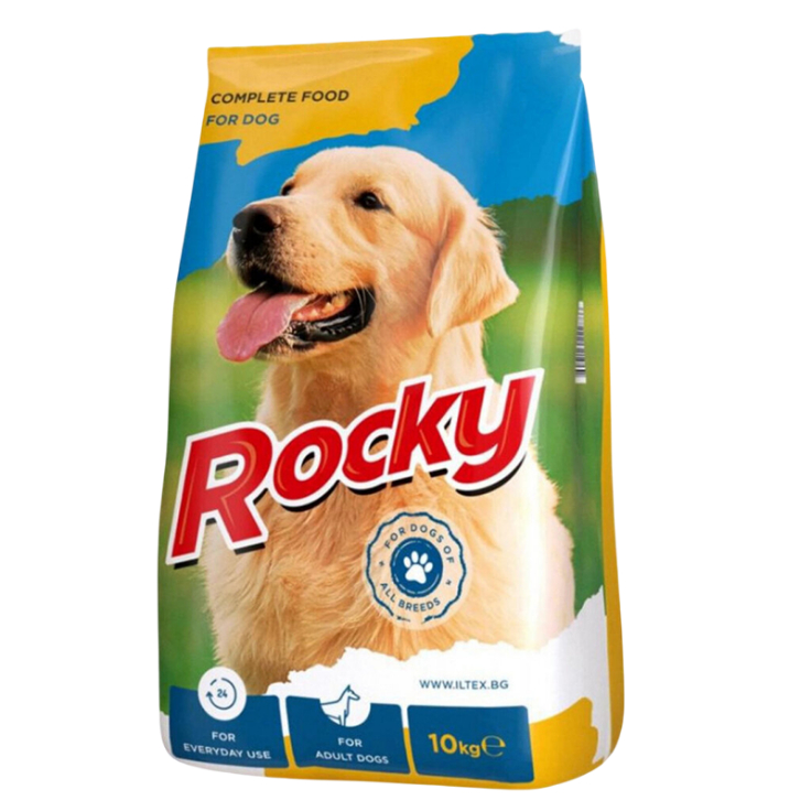 Rocky — მშრალი საკვები ზრდასრული ძაღლებისთვის, 10 კგ