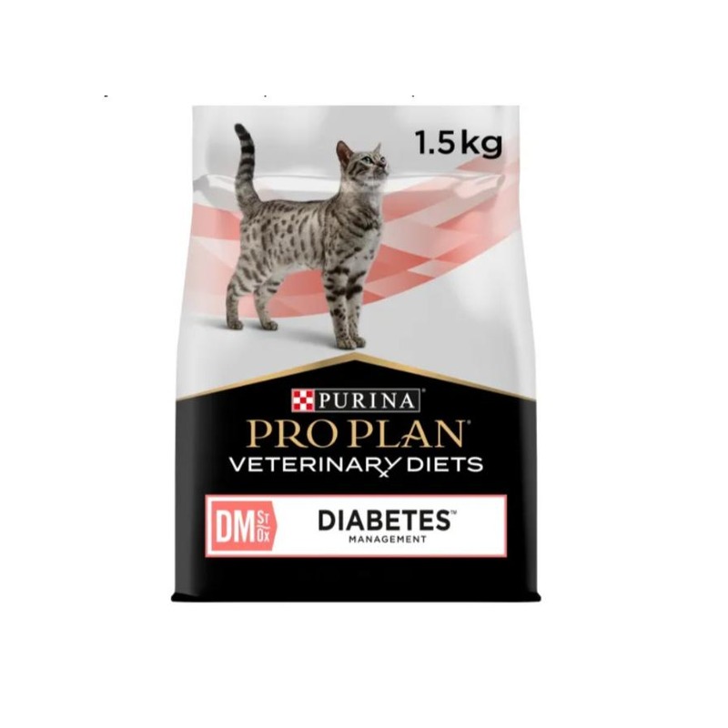 Pro Plan Veterinary Diets DM – დიაბეტის მართვის საკვები კატებისთვის 1.5 კგ