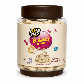 Lolo Pets Classic Bakery — ძაღლის პატარა ორცხობილები ვანილის არომატით, 210 გ