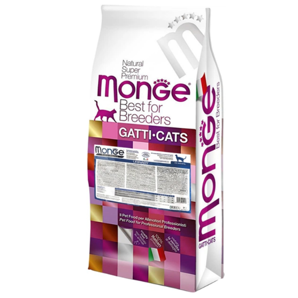 Monge Natural Superpremium Urinary Breeder — ზრდასრული კატების დიეტური მშრალი საკვები ქათმით, 10 კგ