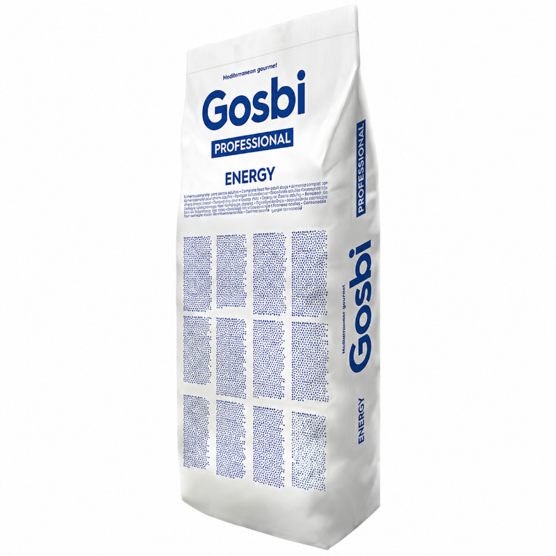 Gosbi Professional Energy — აქტიური ზრდასრული ძაღლების მშრალი საკვები ქათმით, 18 კგ