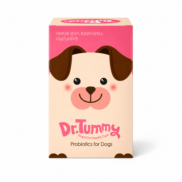 Dr. Tummy — პრობიოტიკი ძაღლებისთვის, 30 პაკეტი × 2 გ
