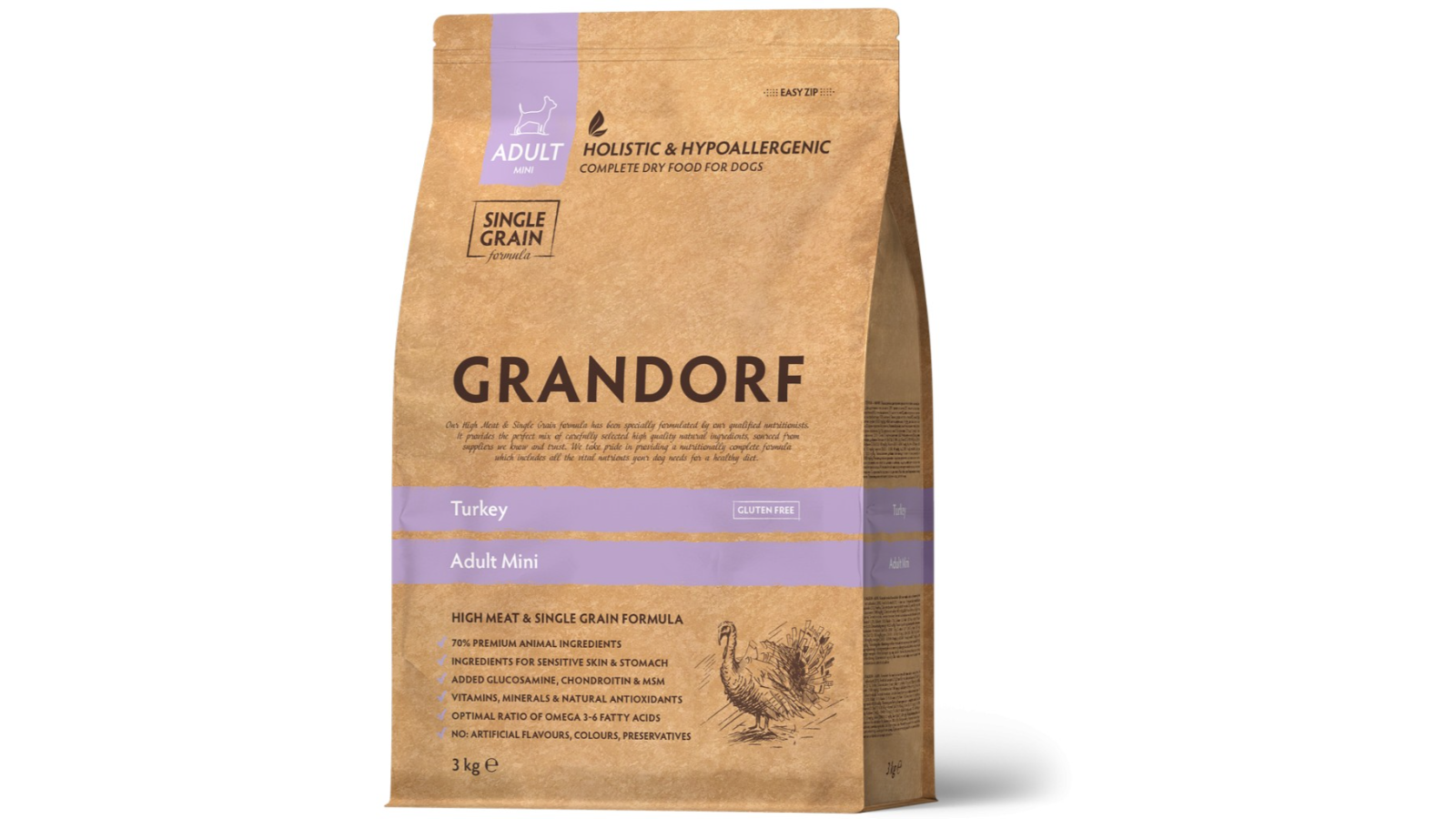 grandorf mini adult turkey 3kg